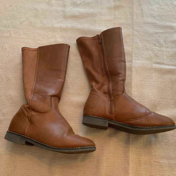 Girls brown riding boots - Picture 3 of 5